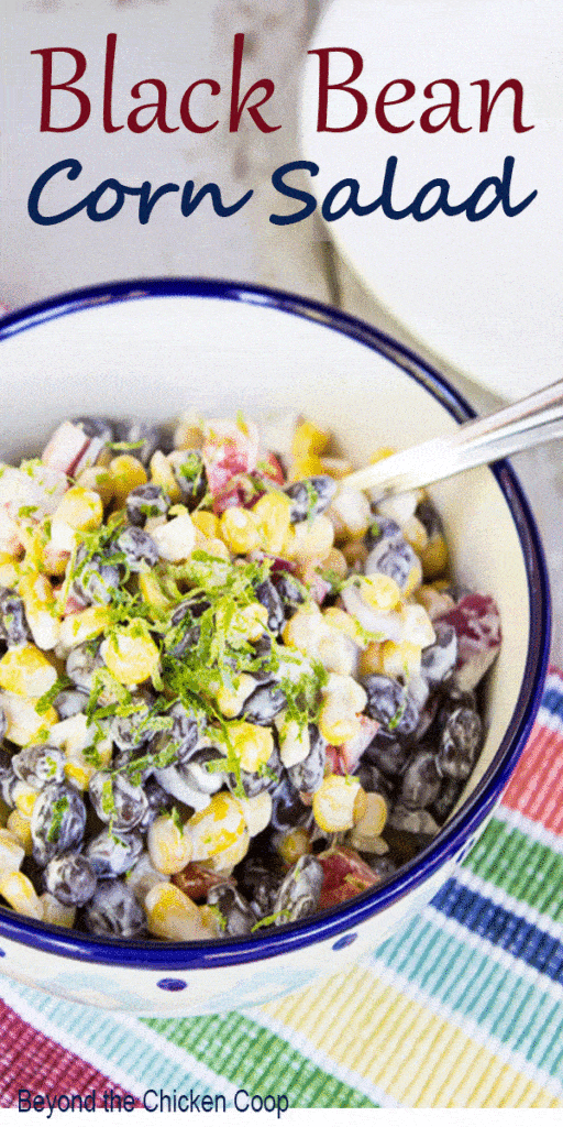 Black Bean Corn Salad with Jalapeno Lime Dressing Beyond The Chicken Coop