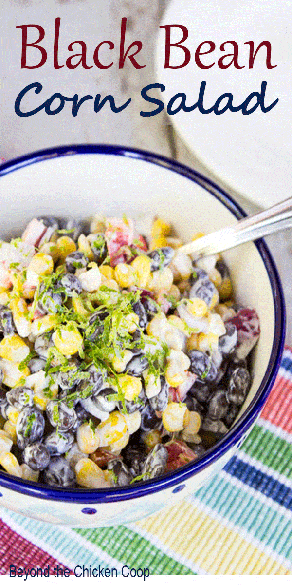 Black Bean Corn Salad with Jalapeno Lime Dressing Beyond The Chicken Coop