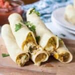 Baked Chicken Taquitos