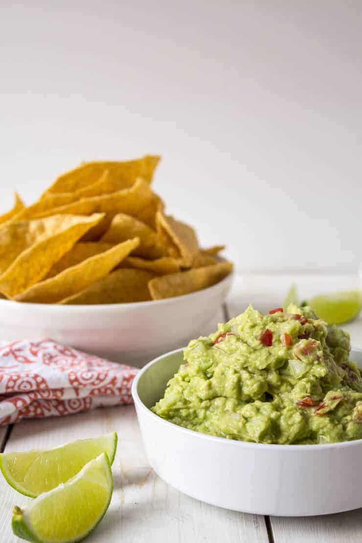 Easy homemade guacamole
