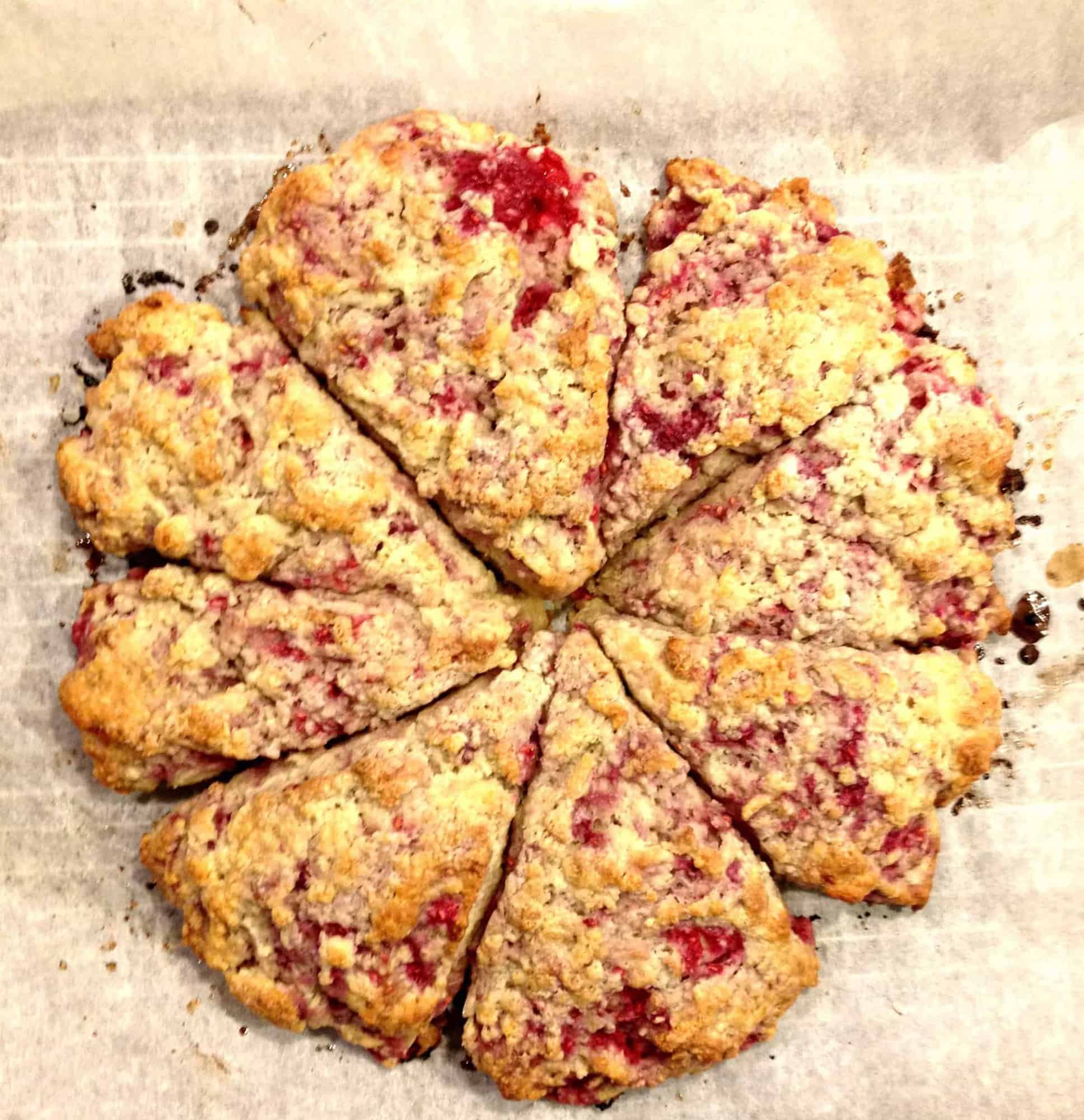 Raspberry Scones Beyond The Chicken Coop
