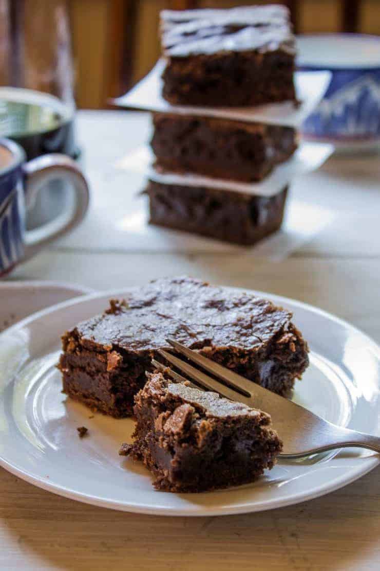 homemade brownies