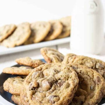 Toffee Chocolate Chip Cookies are a perfect cookie!