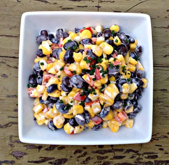 Black Bean Corn Salad with Jalapeno Lime Dressing Beyond The Chicken Coop