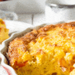 This Cheesy Baked Egg Casserole is perfect for breakfast or brunch. This baked egg casserole can be prepared ahead of time and baked in the morning.
