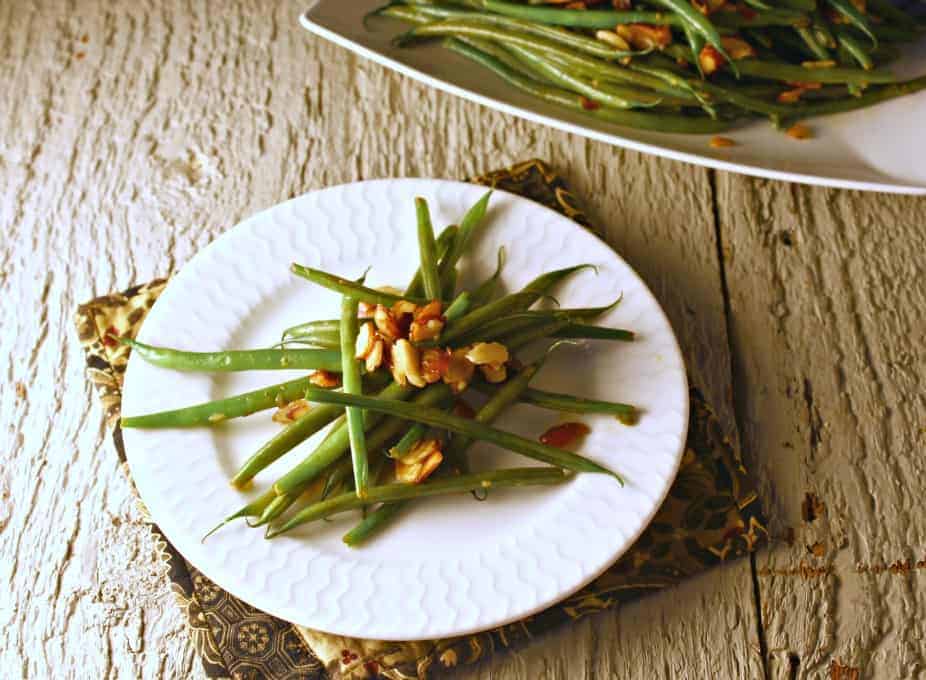 Green Bean Plated Beyond The Chicken Coop