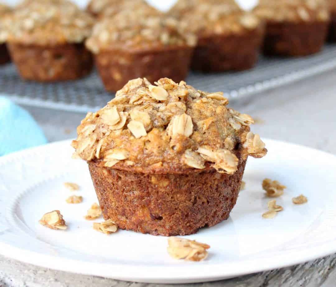 Oatmeal Banana Muffins - Beyond The Chicken Coop