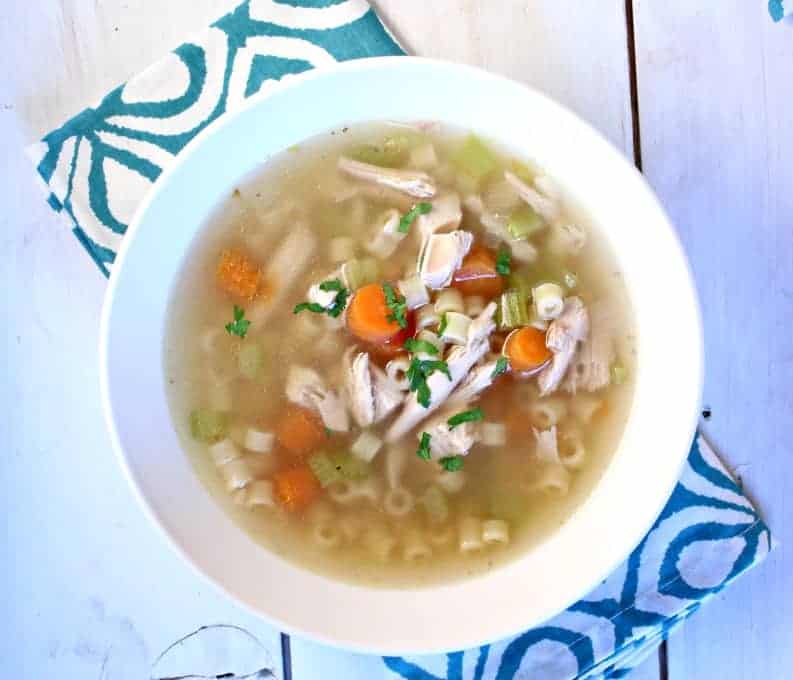 Bowl of Chicken Soup Beyond The Chicken Coop