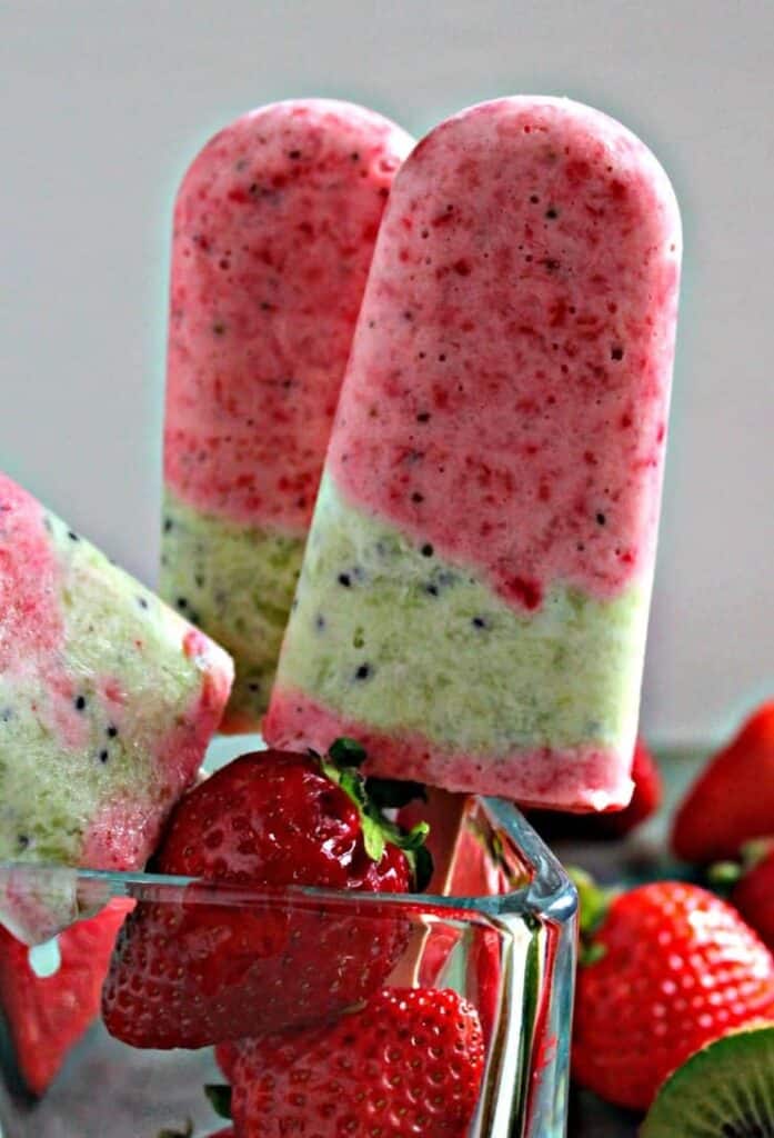 Strawberry Kiwi Popsicles Beyond The Chicken Coop