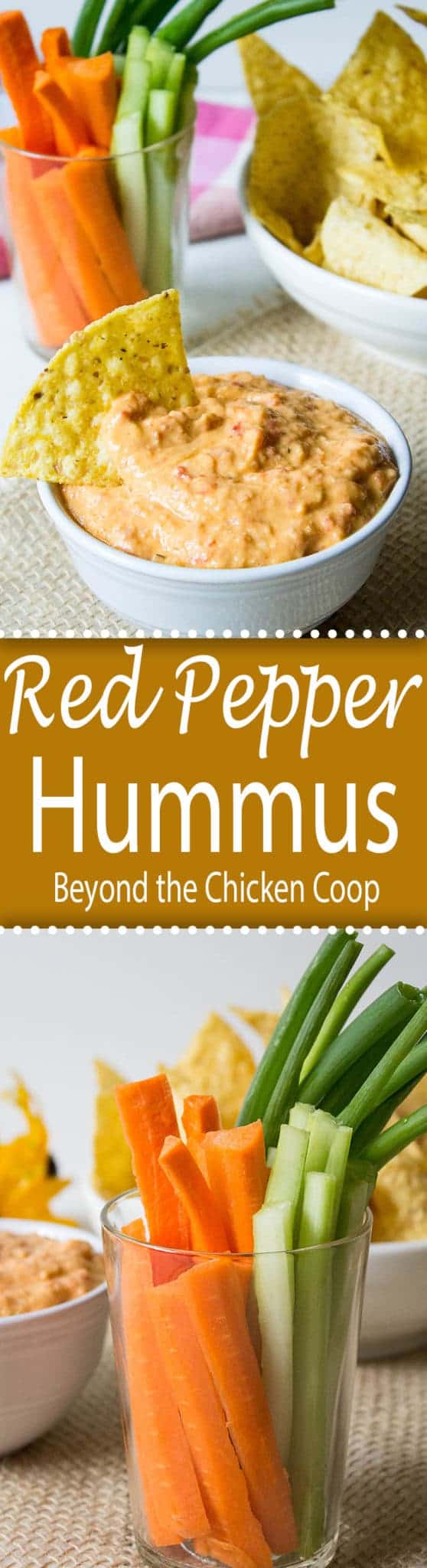 Roasted Red Bell Pepper Hummus Beyond The Chicken Coop