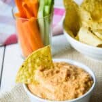 Roasted Red Bell Pepper Hummus