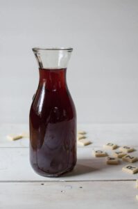 Elderberry Vodka. Vodka flavored with wild Elderberry.