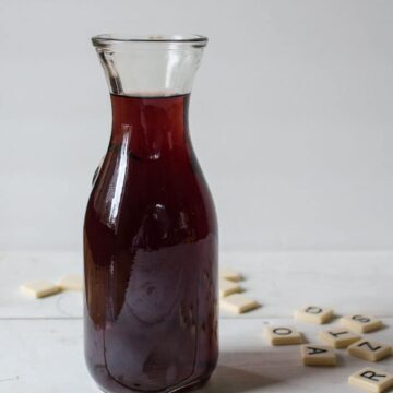 Elderberry Vodka. Vodka flavored with wild Elderberry.