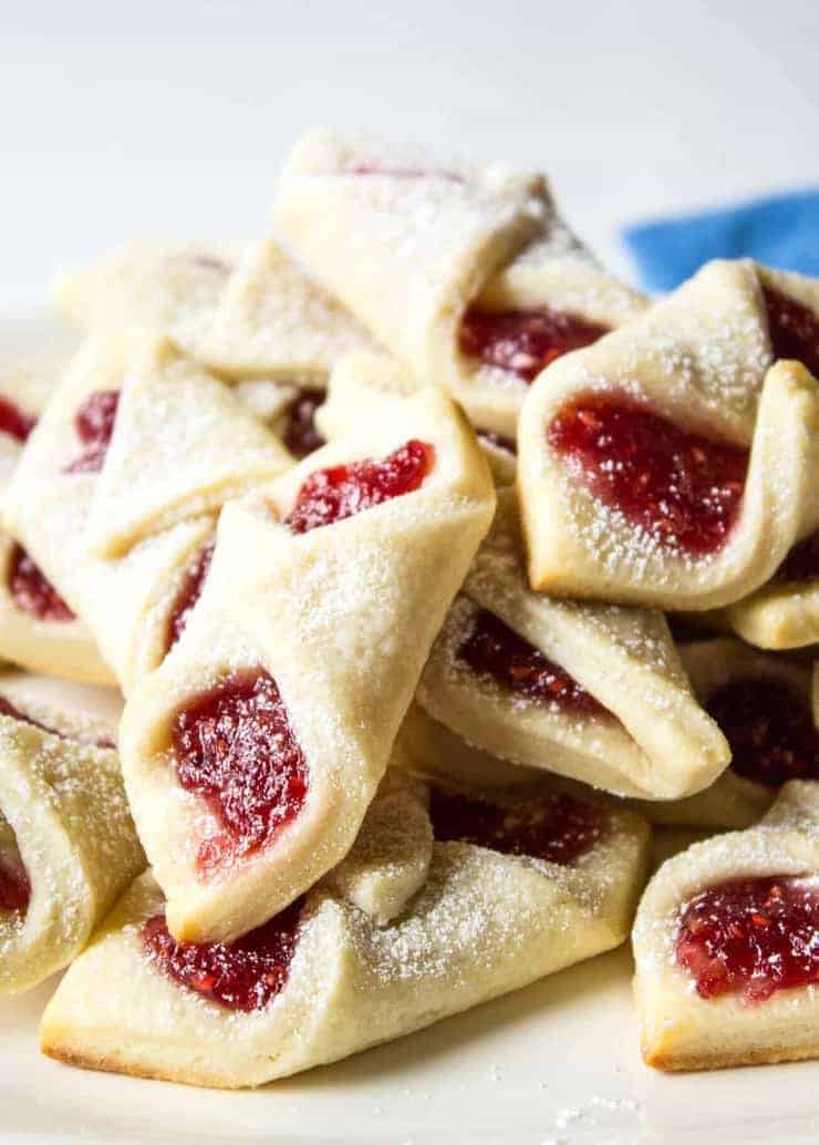 Raspberry Bow Tie Cookies