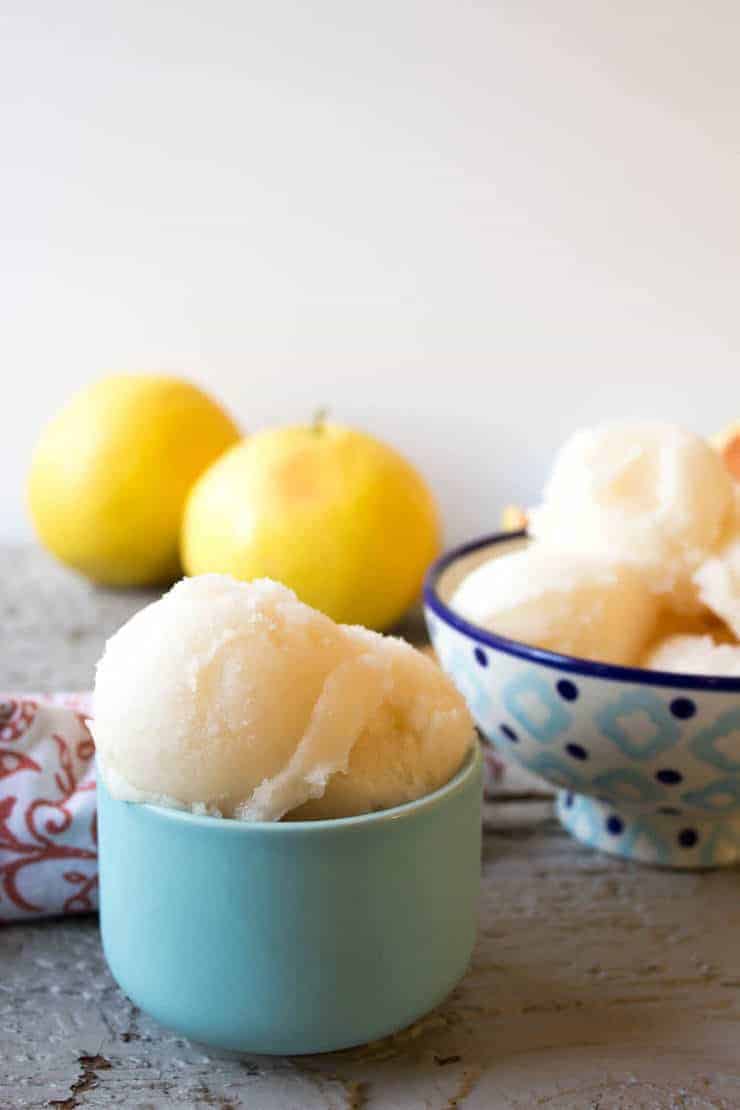 grapefruit sorbet