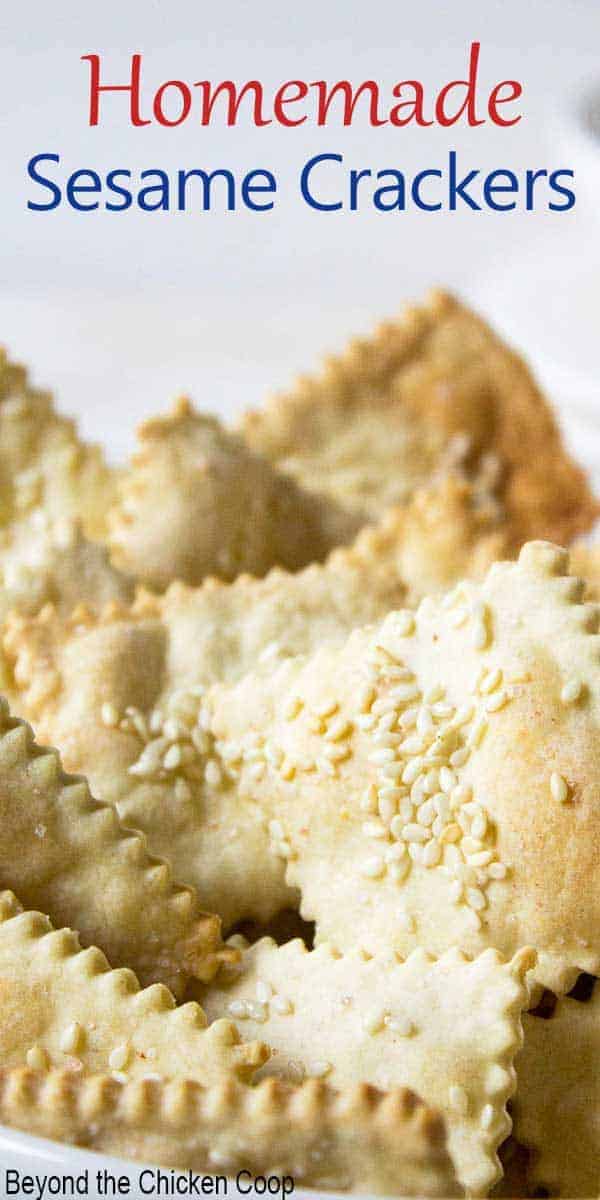Homemade Crackers Beyond The Chicken Coop