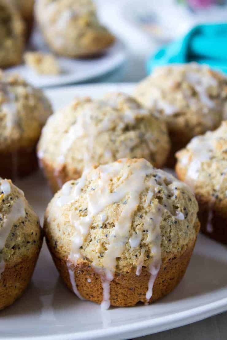 whole wheat lemon poppy seed muffins