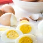 How to make hard boiled eggs using farm fresh eggs.