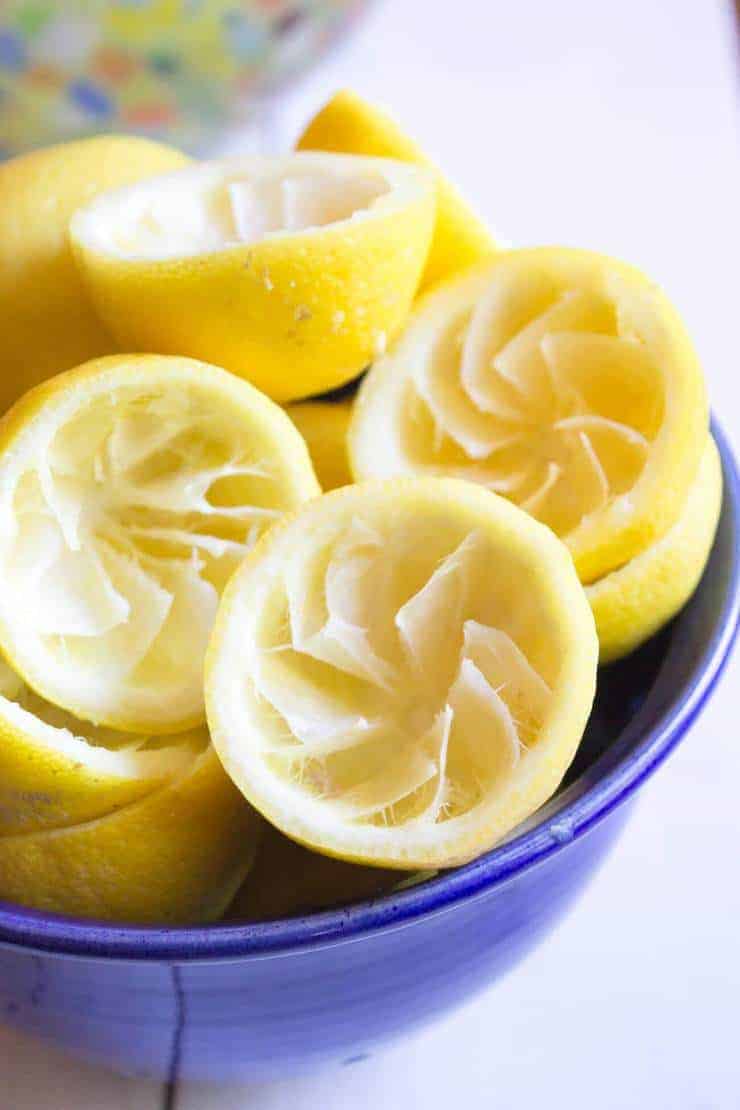 Fresh squeezed lemons 