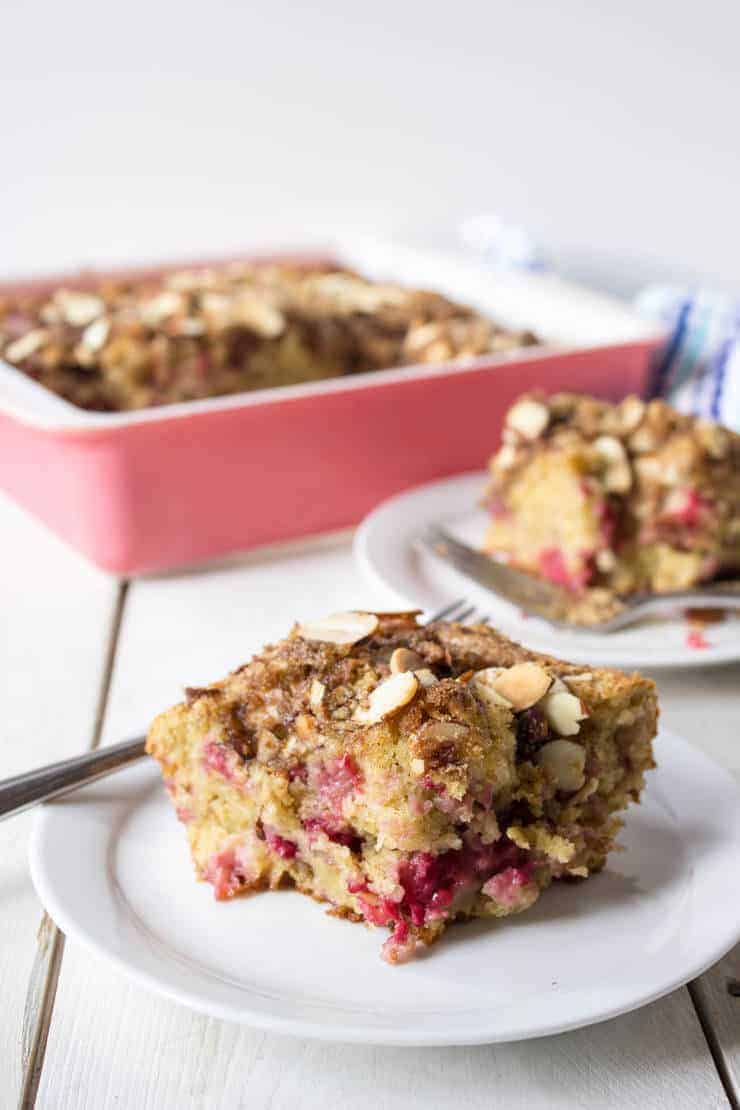 raspberry almond coffee cake
