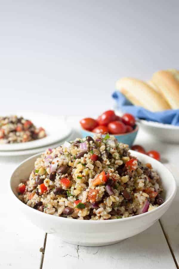 quinoa farro salad