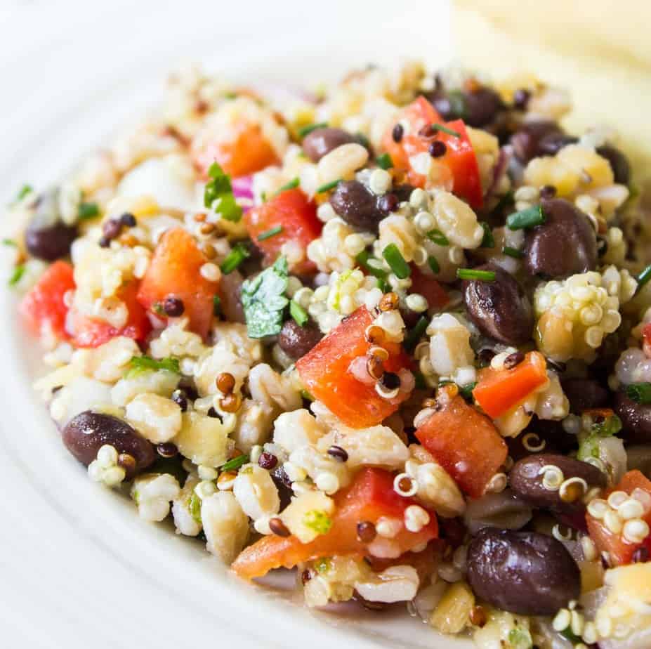 Quinoa Farro Salad - Beyond The Chicken Coop