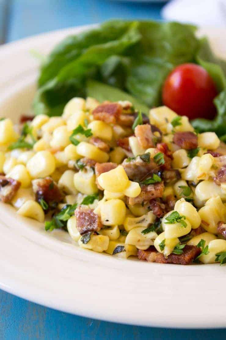 sauteed corn with bacon