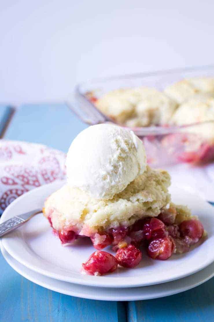 cherry cobbler
