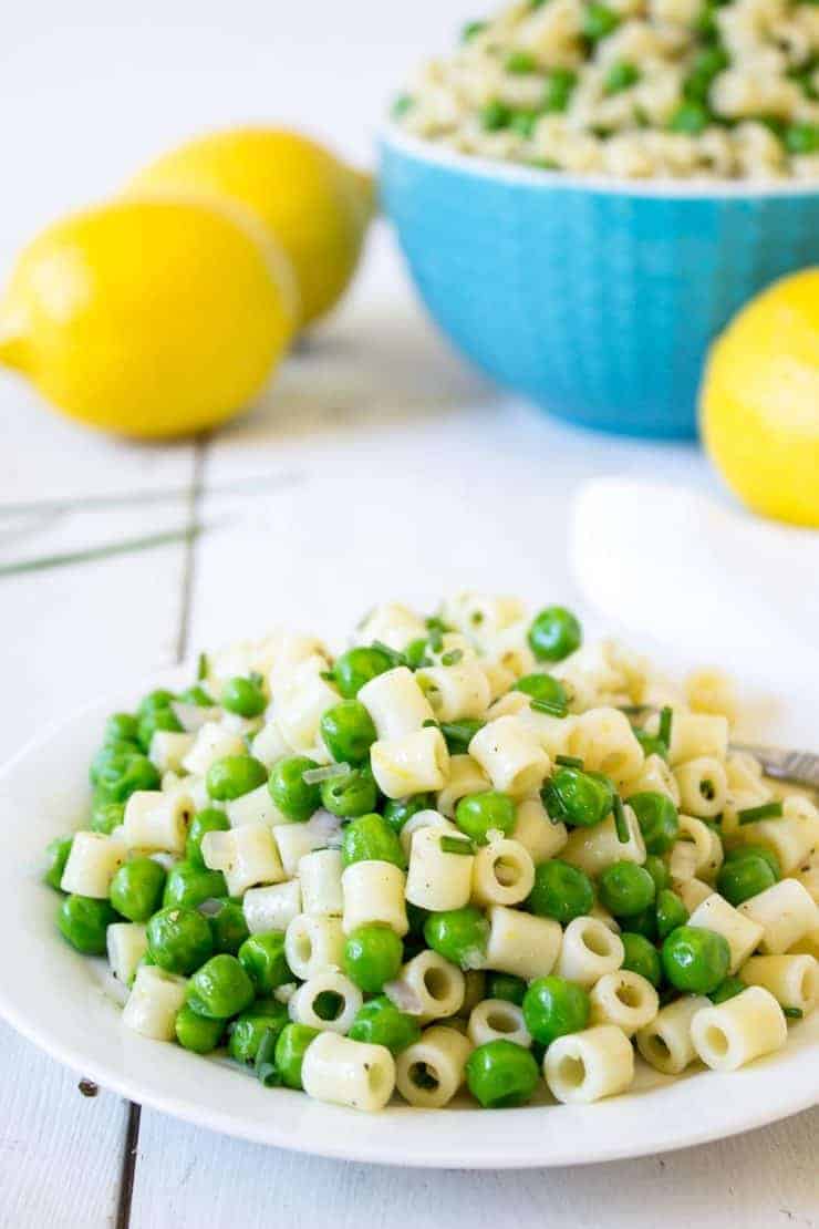 pasta and pea salad