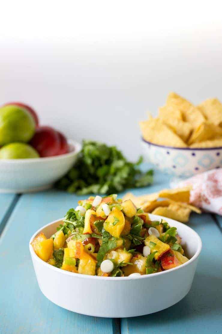 fresh peach salsa
