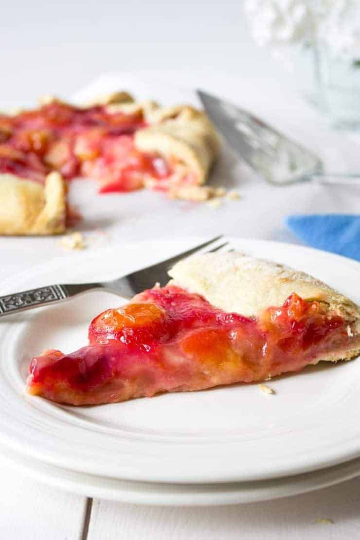 plum galette
