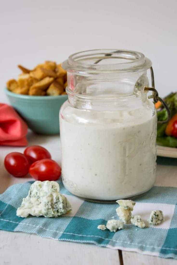 Blue Cheese Salad Dressing Beyond The Chicken Coop