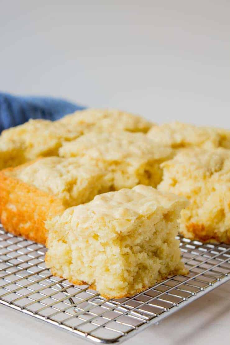 Buttermilk Biscuits Baked in a Pan Beyond The Chicken Coop