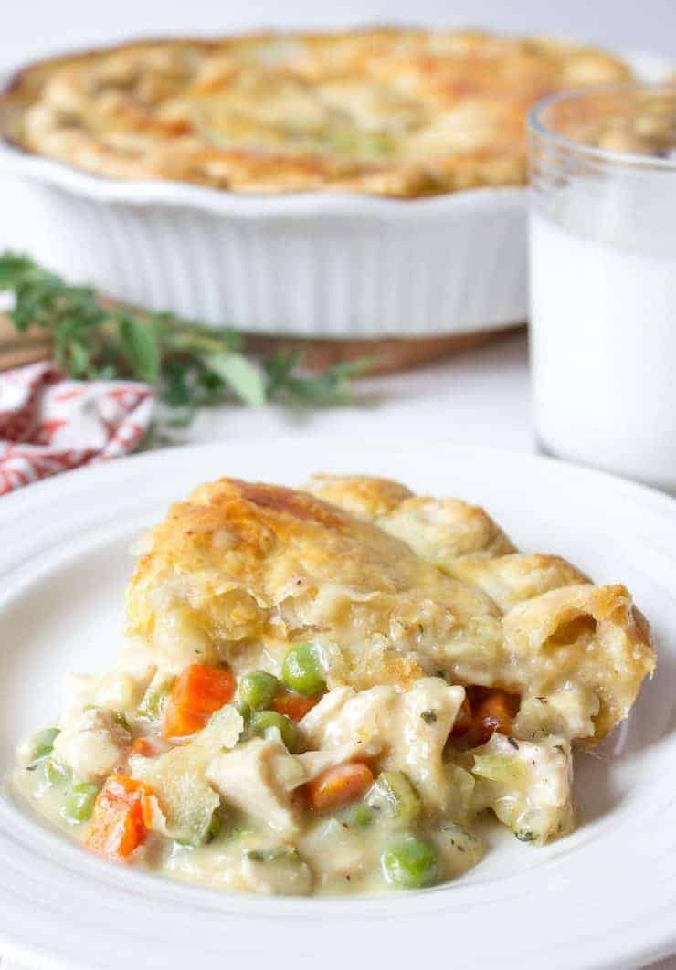 Homemade Chicken Pot Pie with Puff Pastry - Beyond The Chicken Coop
