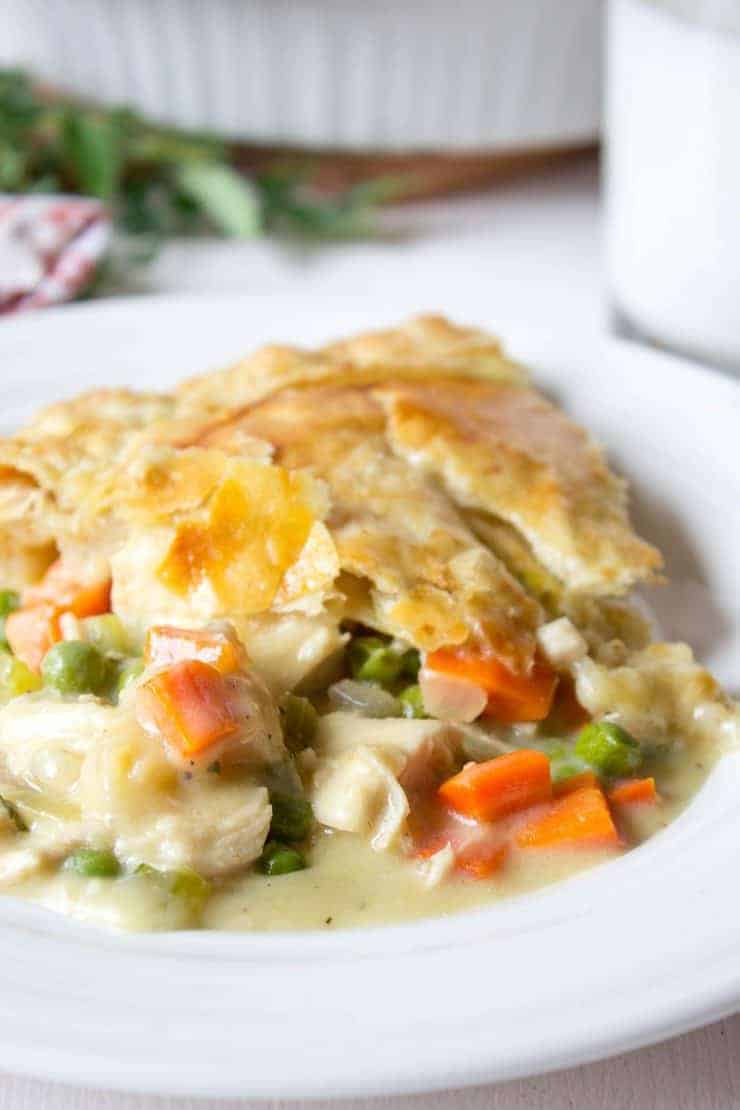 Homemade Chicken Pot Pie with Puff Pastry - Beyond The Chicken Coop
