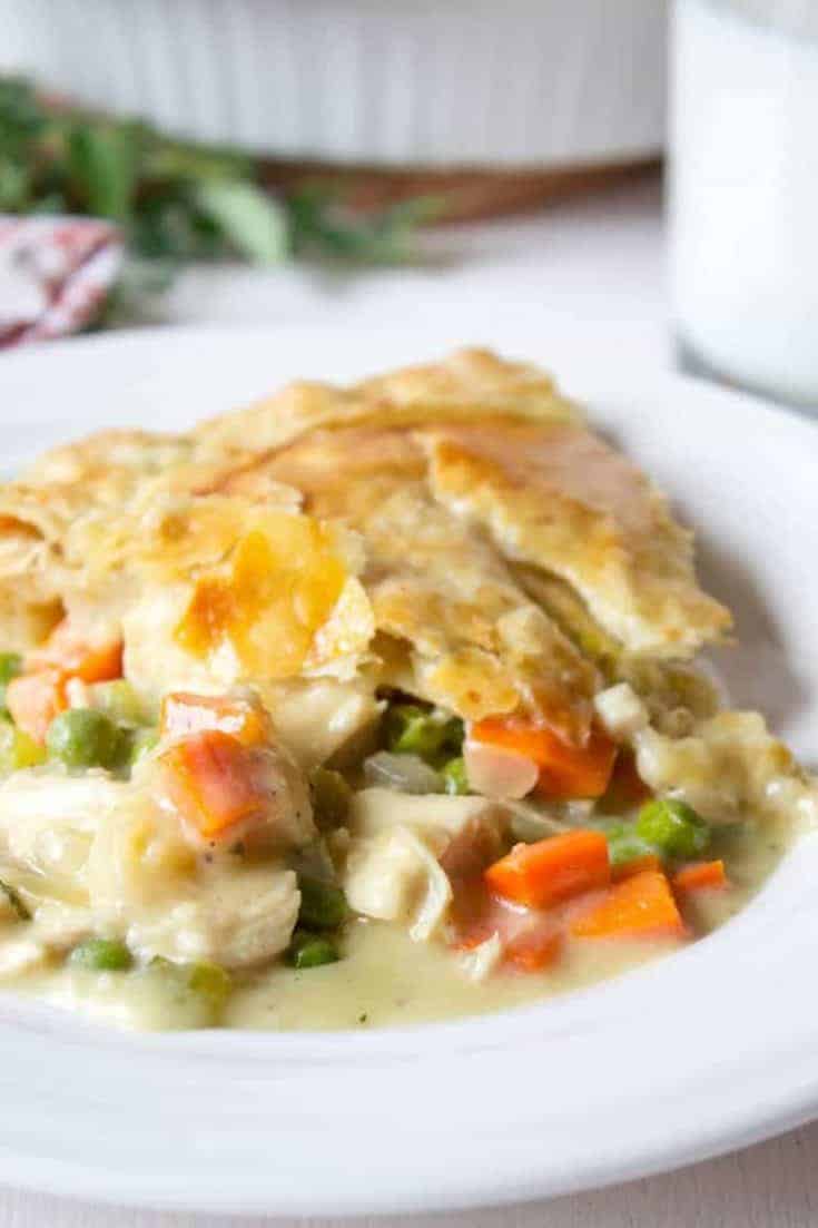 Homemade Chicken Pot Pie with Puff Pastry Beyond The Chicken Coop