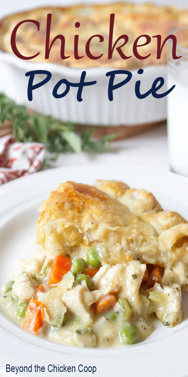 Homemade Chicken Pot Pie with Puff Pastry - Beyond The Chicken Coop