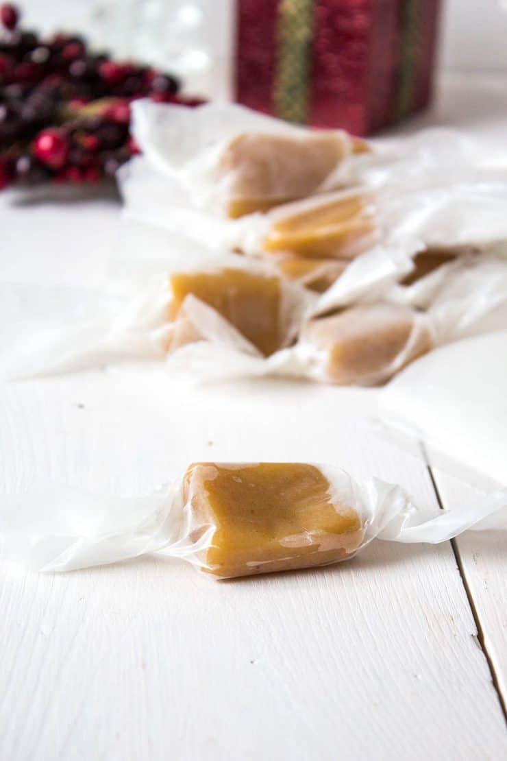 homemade caramels