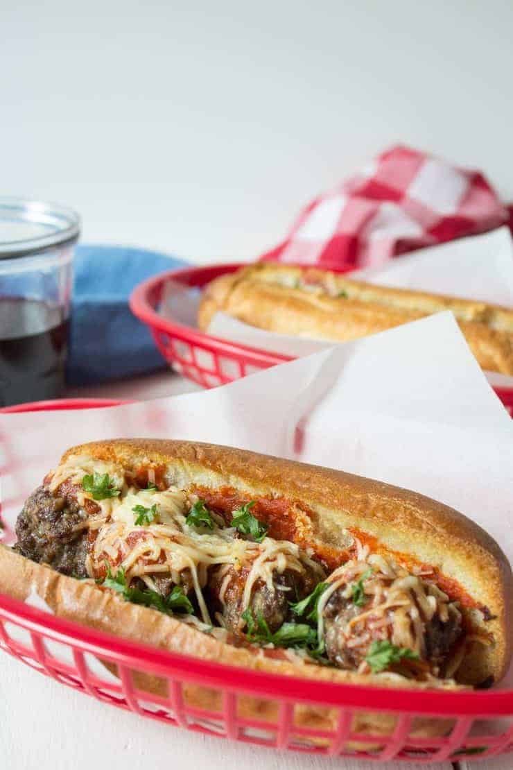 meatball sandwiches