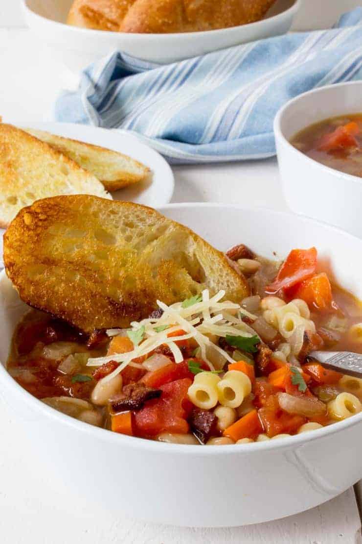 Perfect for a winter's day - pasta e fagioli