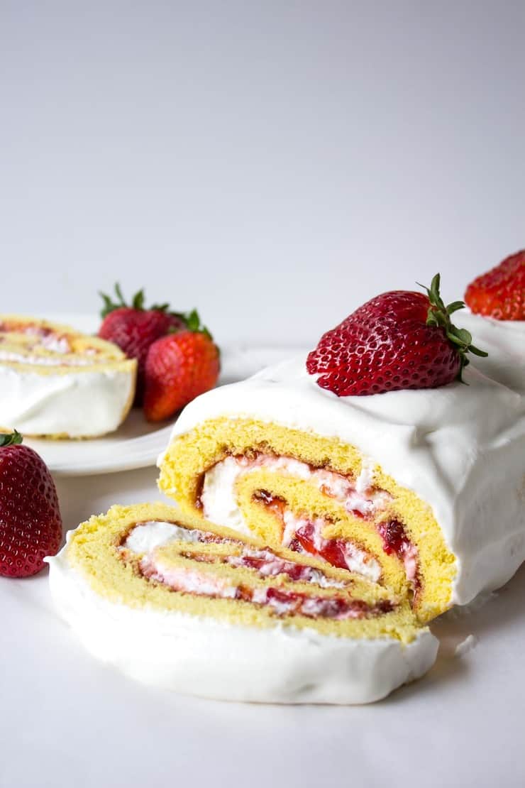 Strawberry Roll Cake