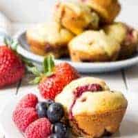 Triple Berry Muffins