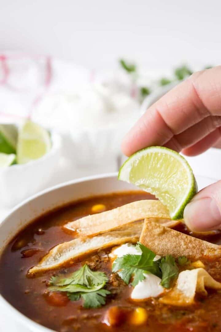 Enchilada Soup Beyond The Chicken Coop