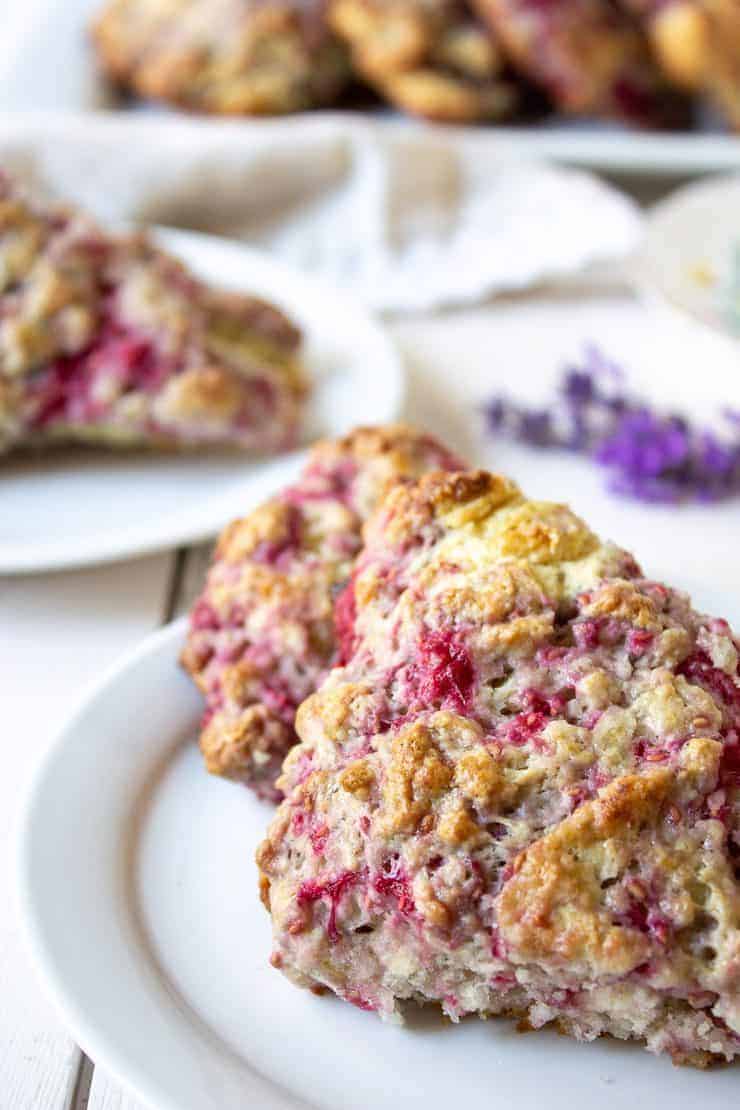 raspberry scones