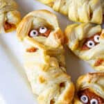 Mini Mummy Pumpkin Hand Pies are a fun treat for all your little goblins!