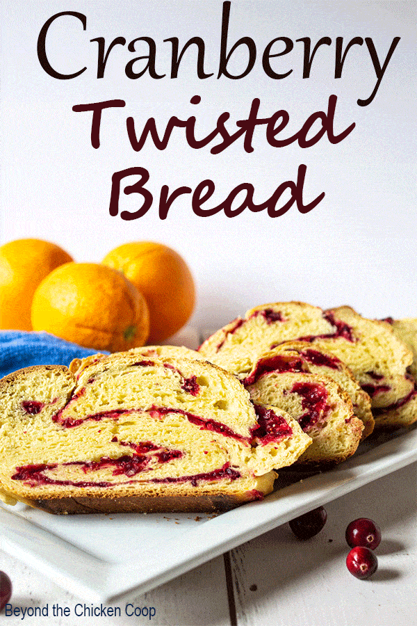 This Cranberry Twist Bread makes an impressive statement and is perfect for holiday breakfast or brunch. #cranberry #cranberrybread #breakfast #brunch #holidays #Christmas