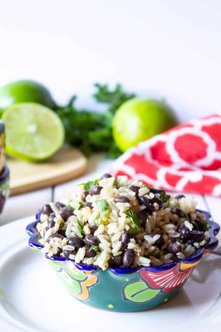 black beans and rice