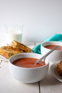 Quick cooking Creamy Tomato Soup. This soup can be on the table in 10 minutes.