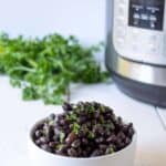 Instant Pot Black Beans were cooked to perfection in the Instant Pot!