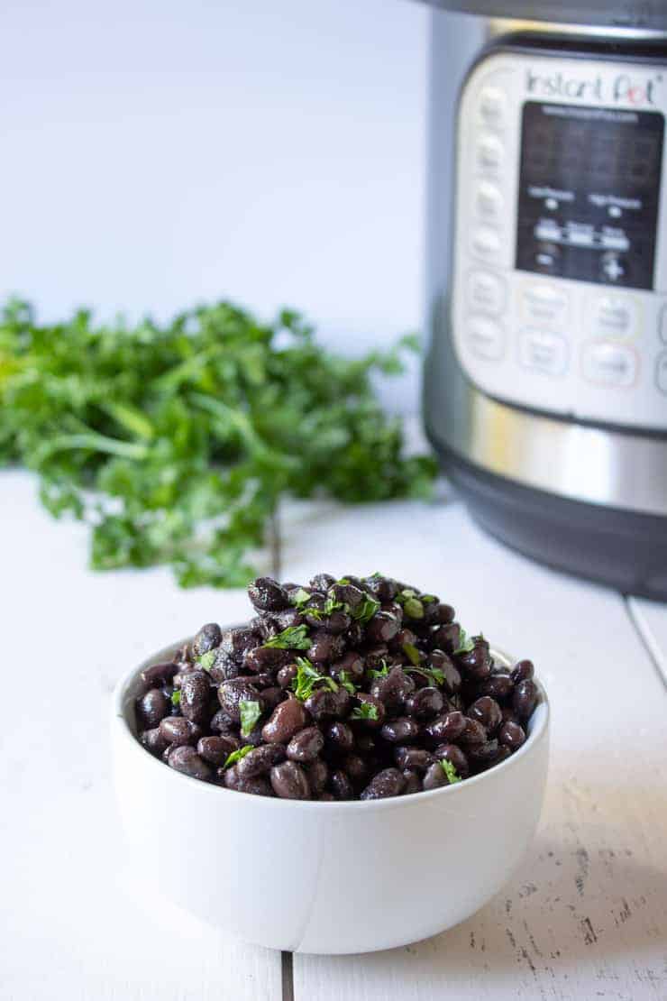Instant Pot Black Beans were cooked to perfection in the Instant Pot!
